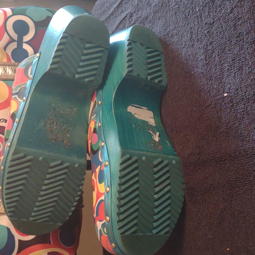 Coach Poppy Bag/ Coach Jessi Clogs Bundle - Picture 6 of 13